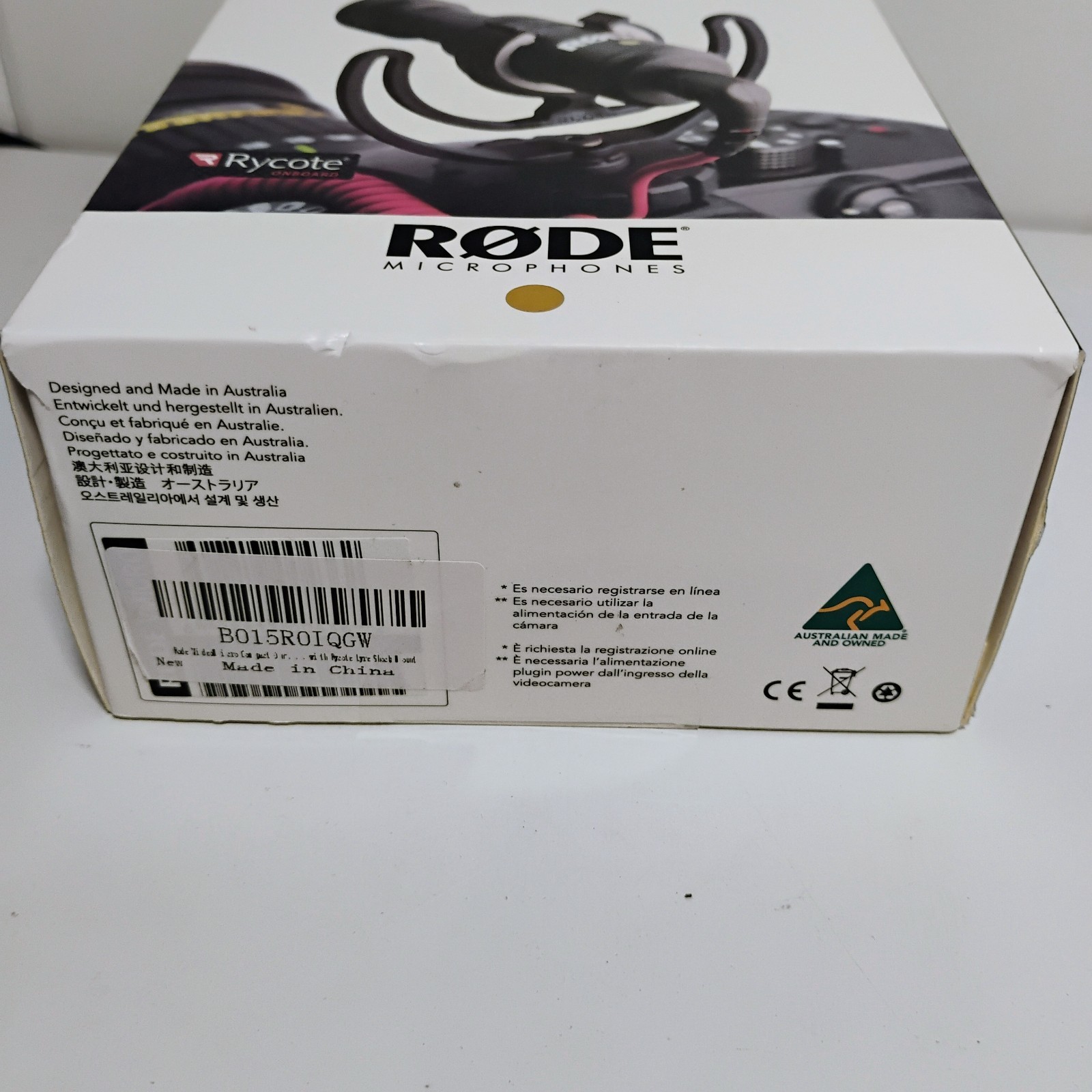 Rode VideoMicro Compact On Camera Microphone NEW SEALED Rycote mount
