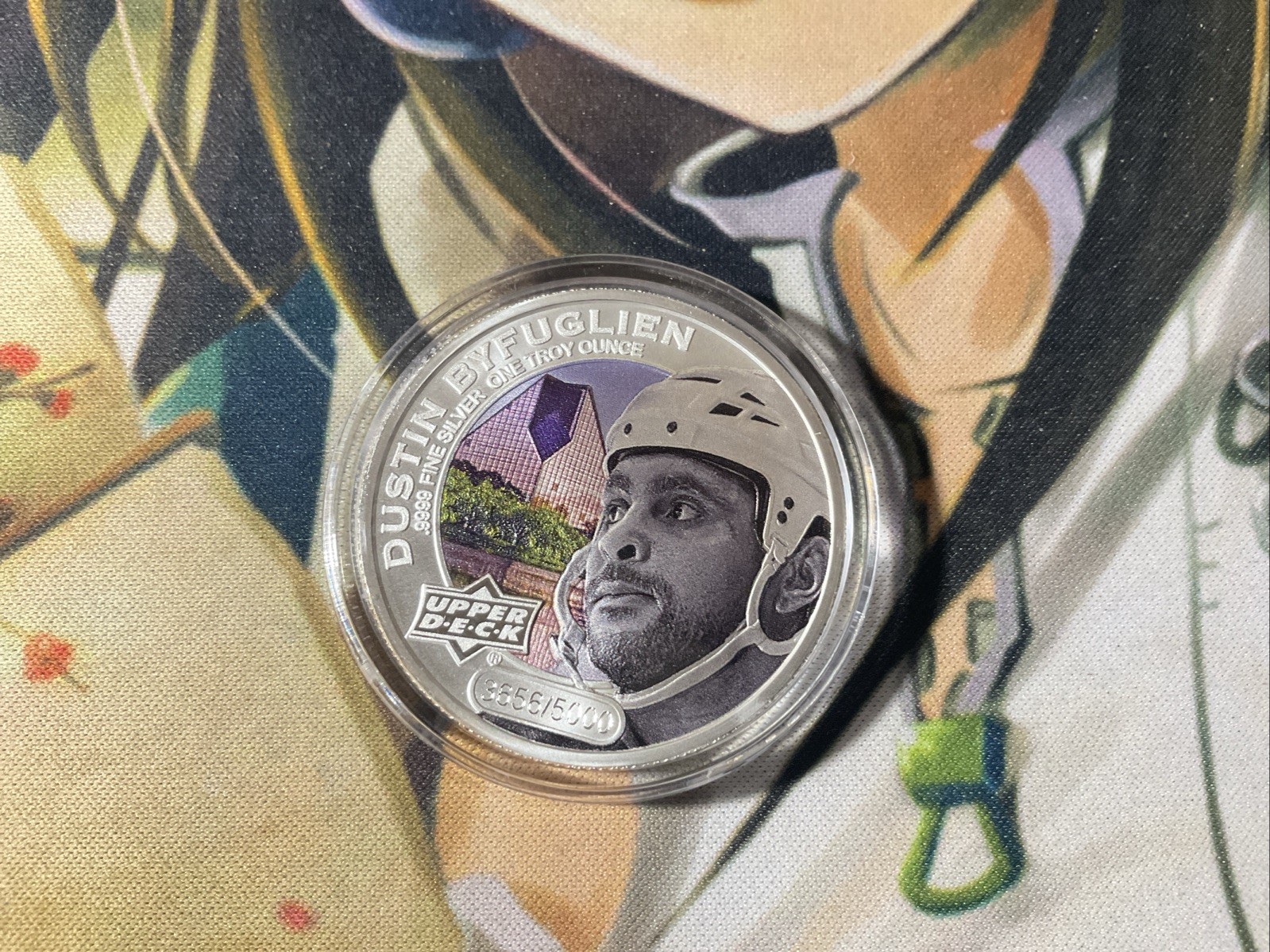 2016 U..D Grandeur DUSTIN BYFUGLIEN  1oz .9999 Silver Coin / 5000 MINT WITH BOX