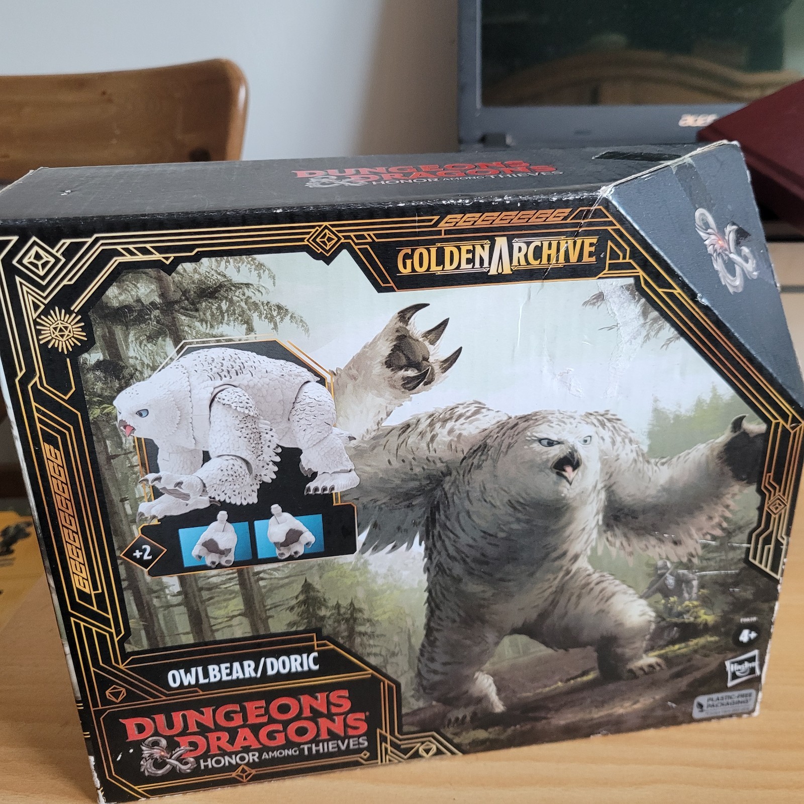 Dungeons & Dragons Golden Archive Owlbear Doric Action Figure NEW Honor Thieves