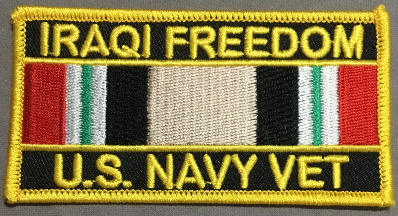 Navy Veteran Operation Iraqi Freedom patch