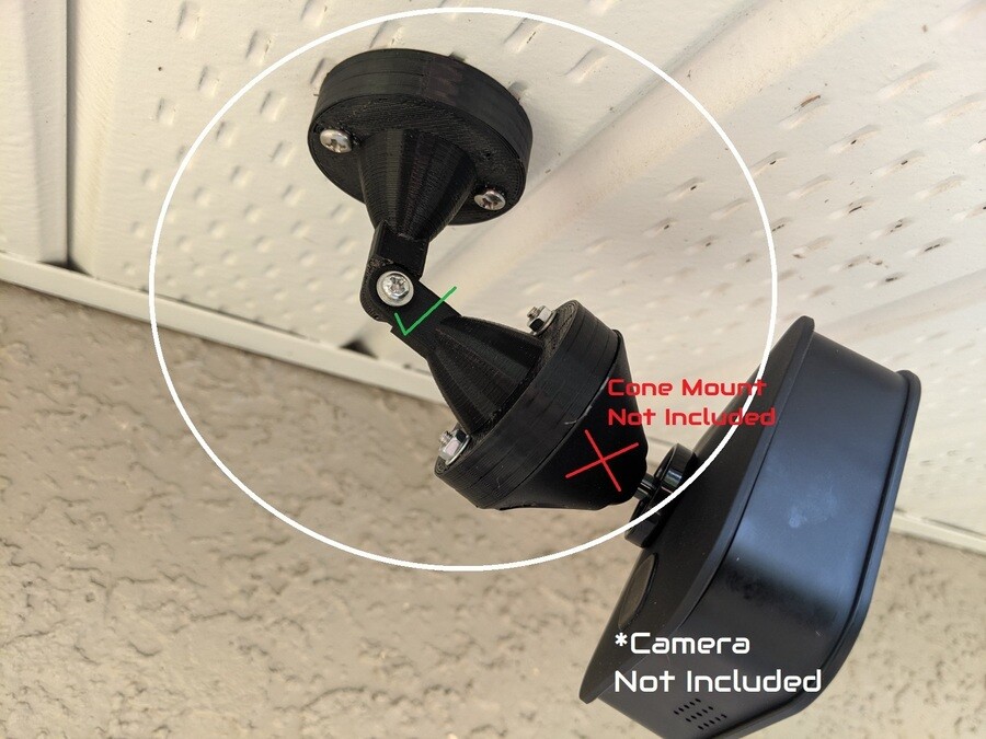 Blink XT/2 XT2 In/Outdoor Camera Wall Mount Bracket Adjustable Angled Holder