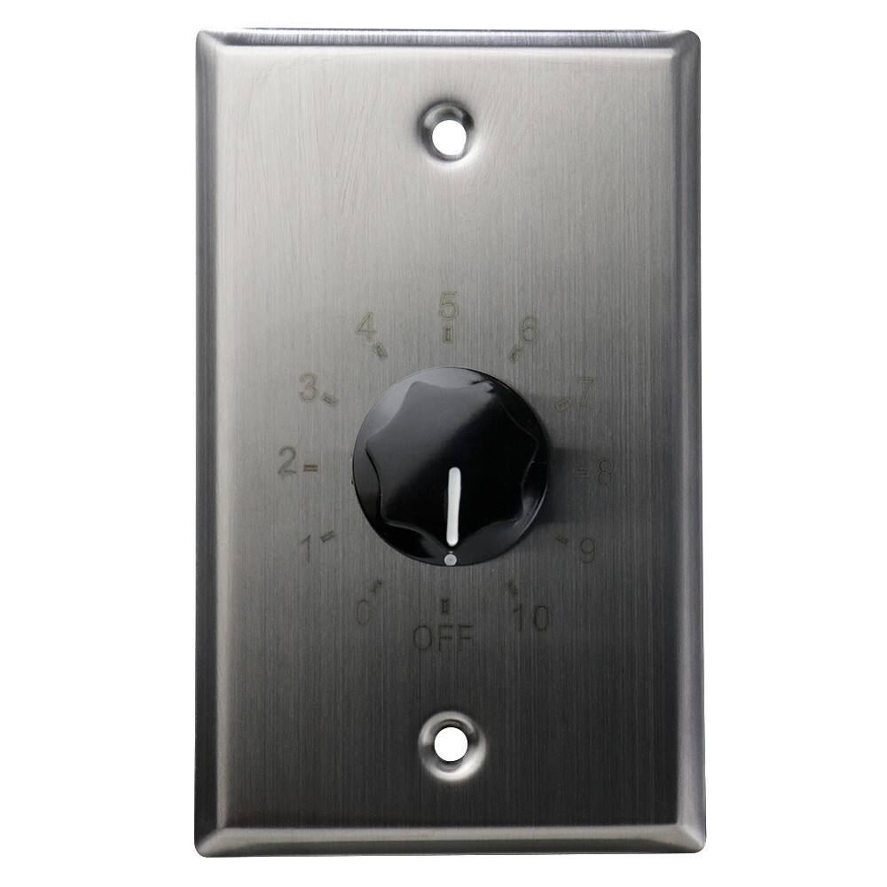 Saga Elite™ SAG0241 Stainless Steel Volume Control Wall Plate (35W, 25 & 70.7V)
