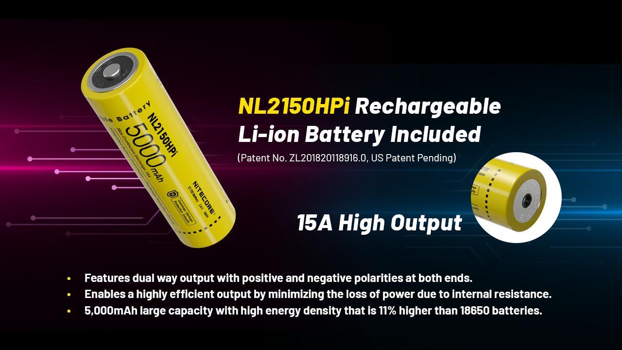Nitecore P23i Long range Tactical Flashlight -3000 lumens