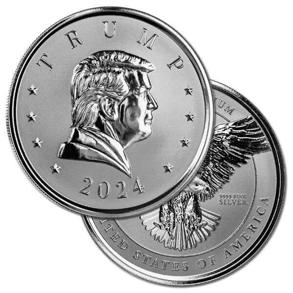 PRES TRUMP *RARE* Collectible Discontinued Scottsdale Mint Silver Trump 1oz Coin