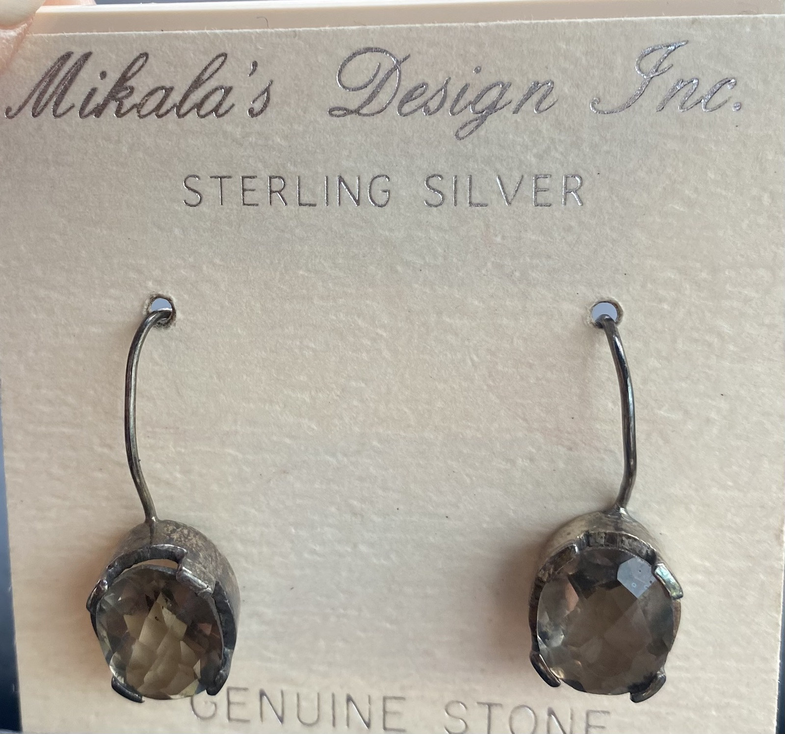 Vintage Sterling Silver Mikala’s Design Inc Pierced Earrings from Dillard’s