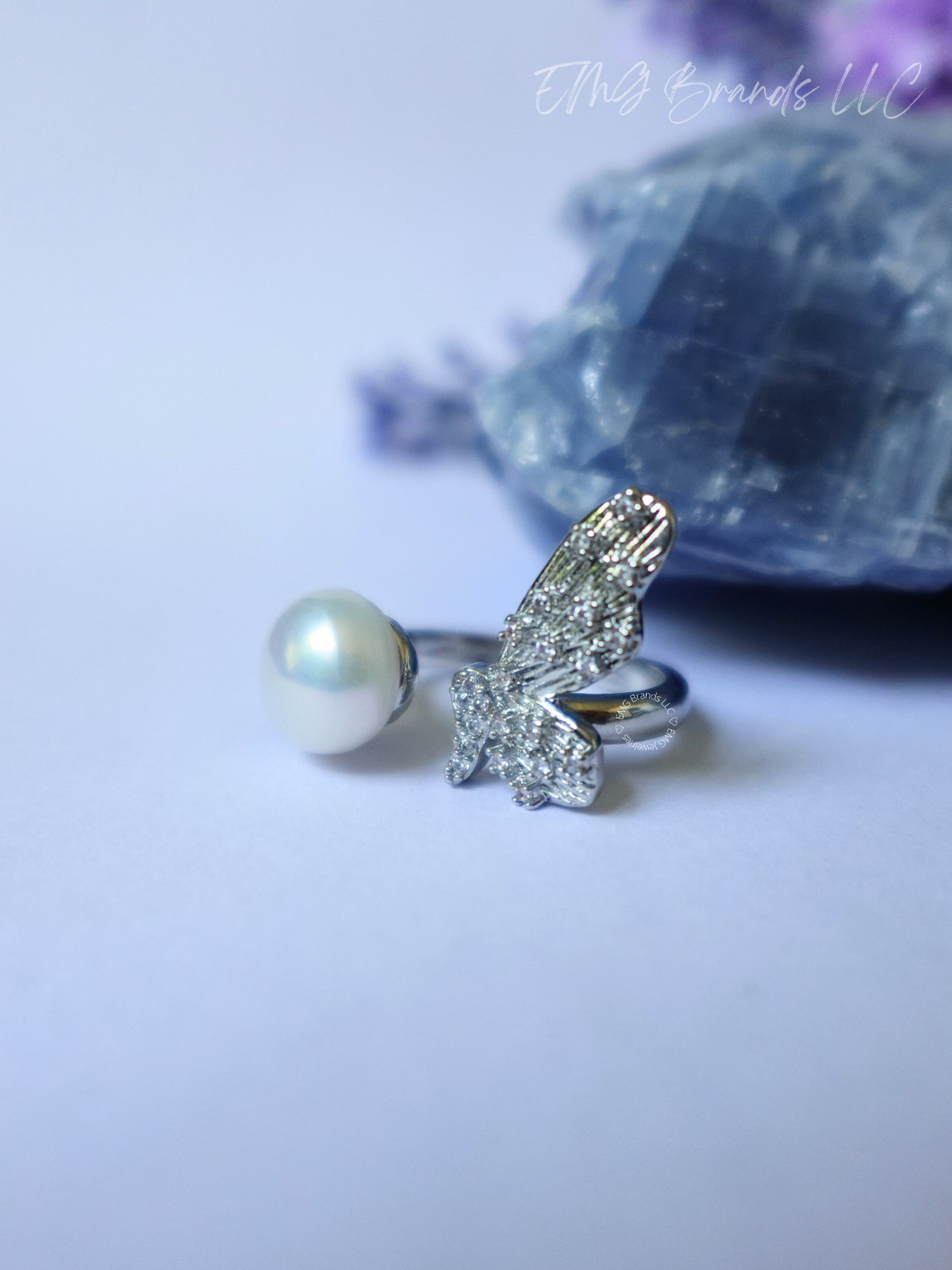 Butterfly Pearl Ring