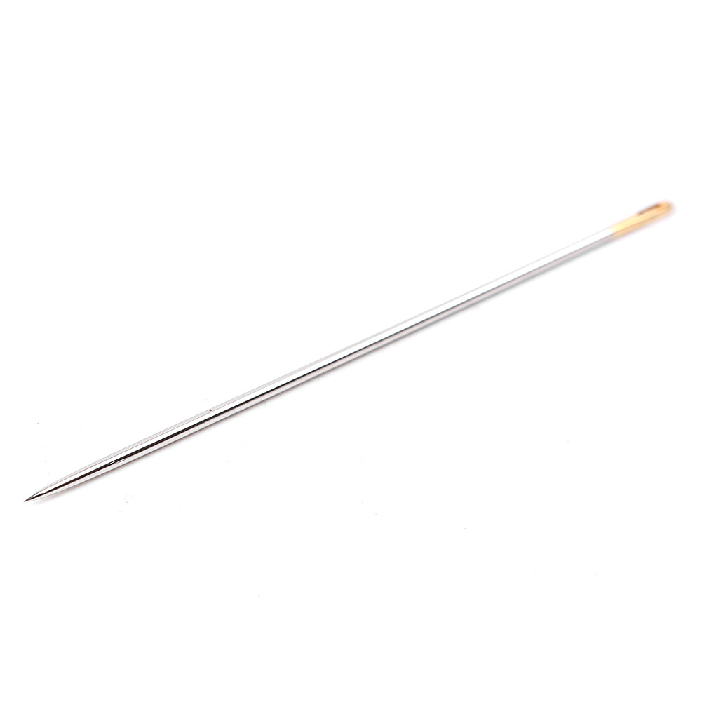 12pcs Steel Stitching Needles Canvas Sewing Leather Patch Craft Replacement