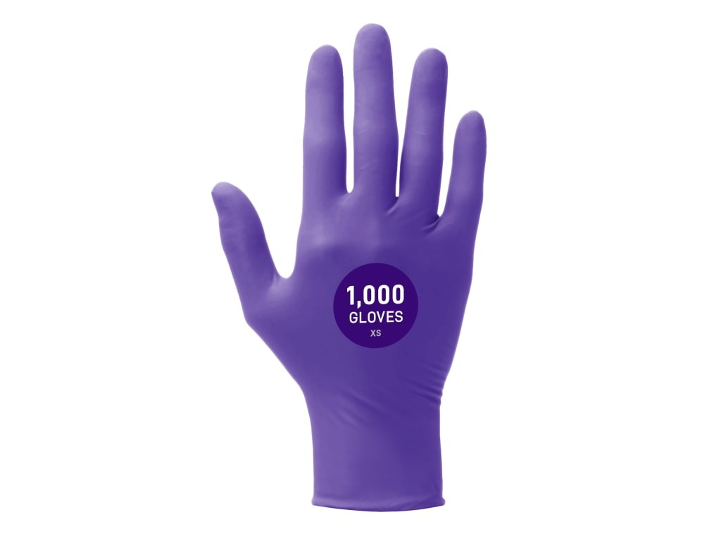 Kimberly-Clark 55080 - Nitrile E xam Gloves Purple XS