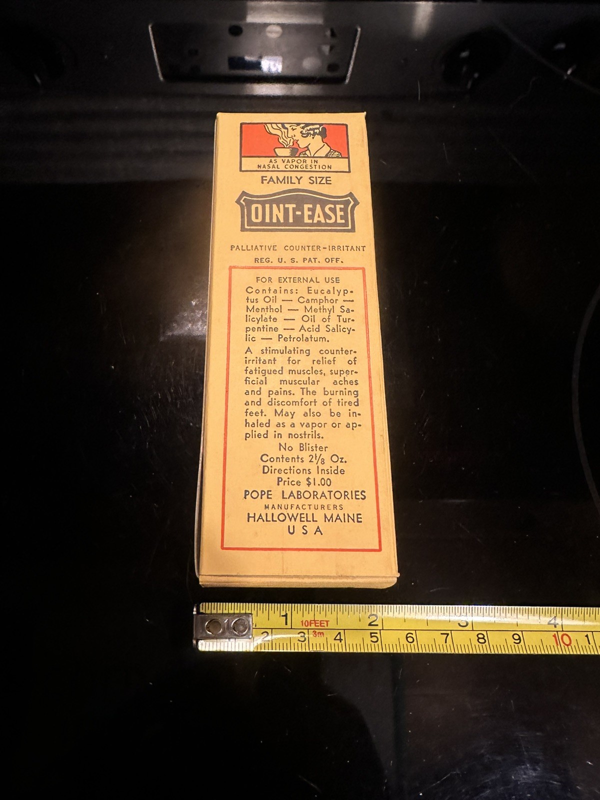 OINT-EASE Box. New Old Stock lot of 3