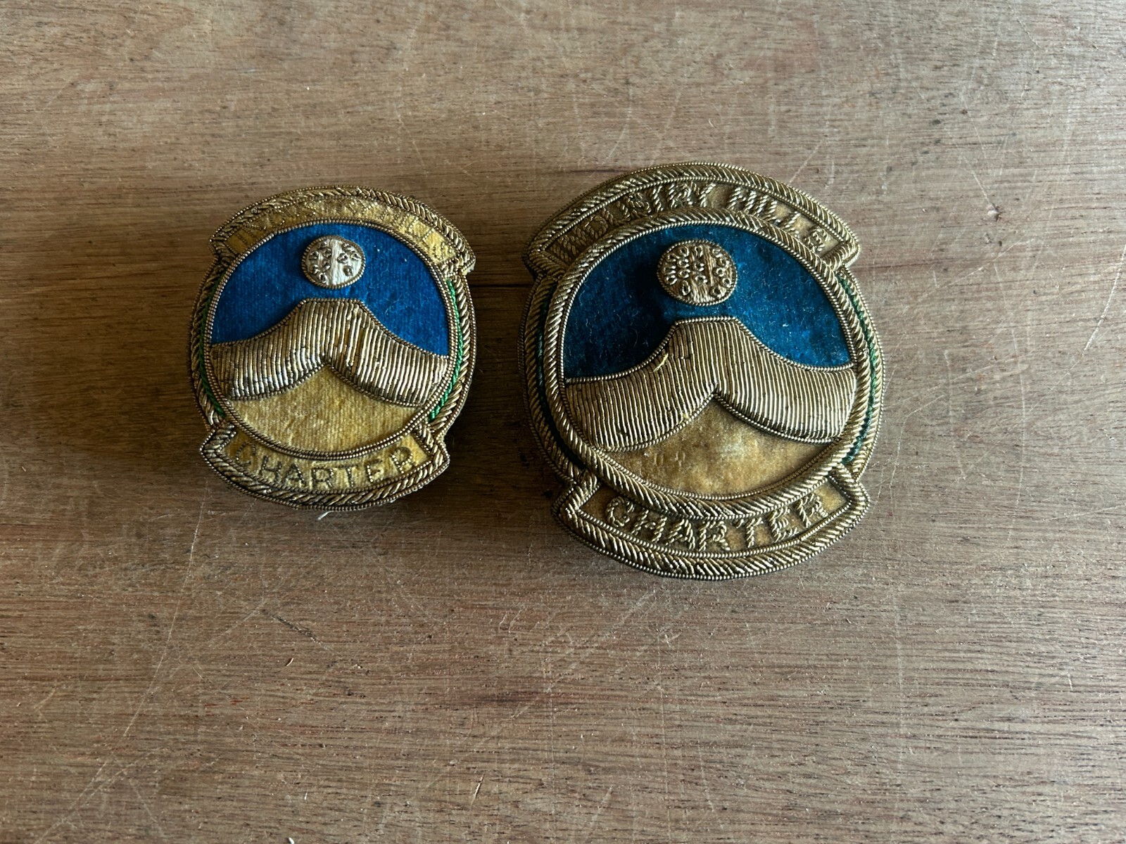 Industry Hills Golf Club Patch Pin Lot Bullion California Charter Member Vintage