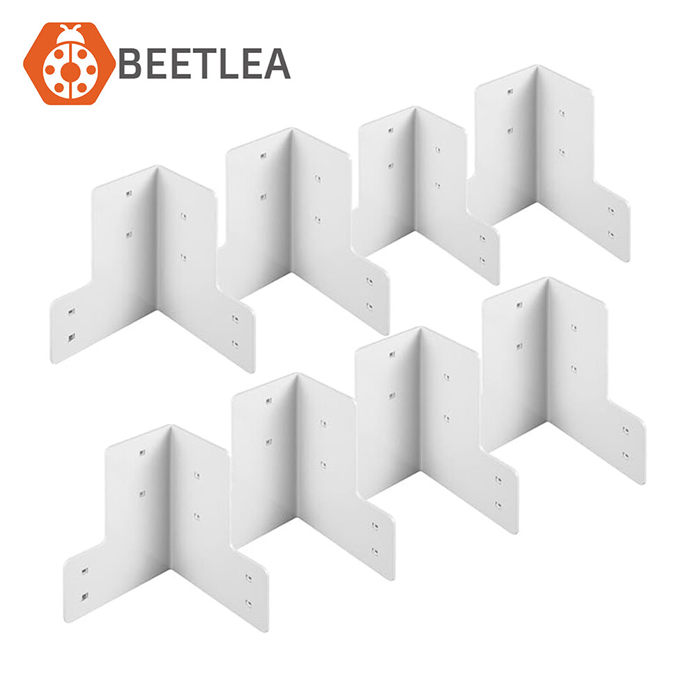 NEW 8PCS Workbench Brackets 3/16 inch Heavy Gauge Steel Table Corner Brackets