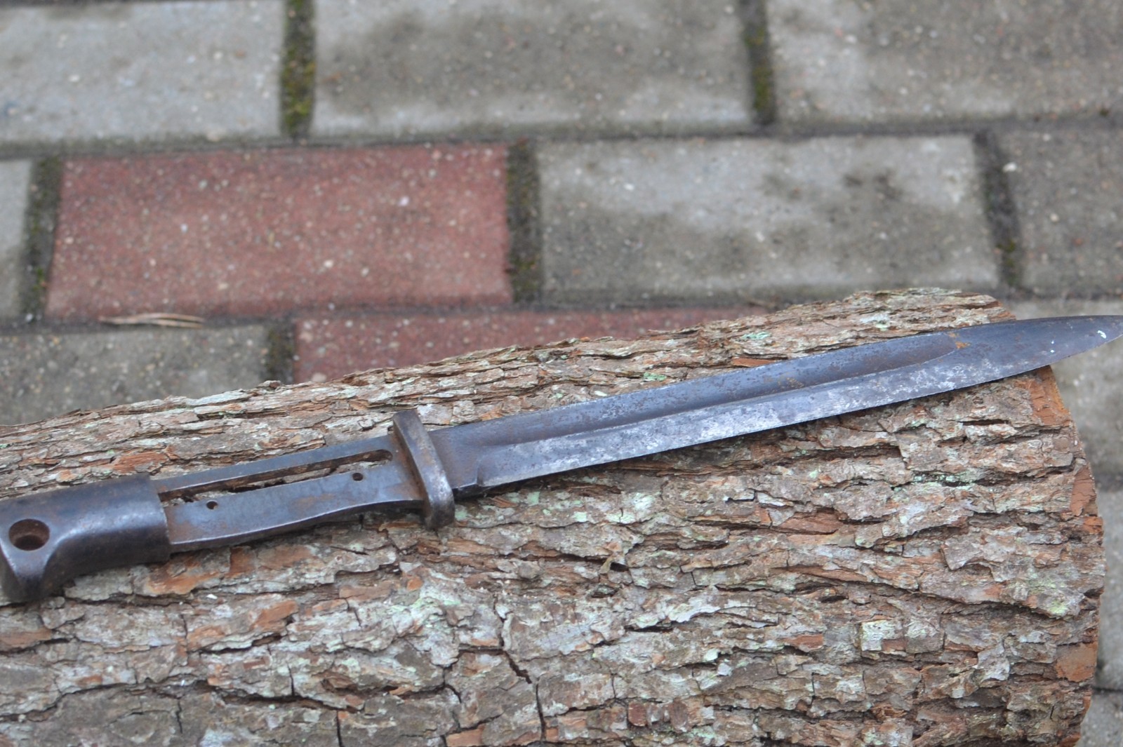 WW2 ORIGINAL GERMAN MAUSER K98 BAYO UNTOUCHED RELIC of 18. ARMY from KURLAND