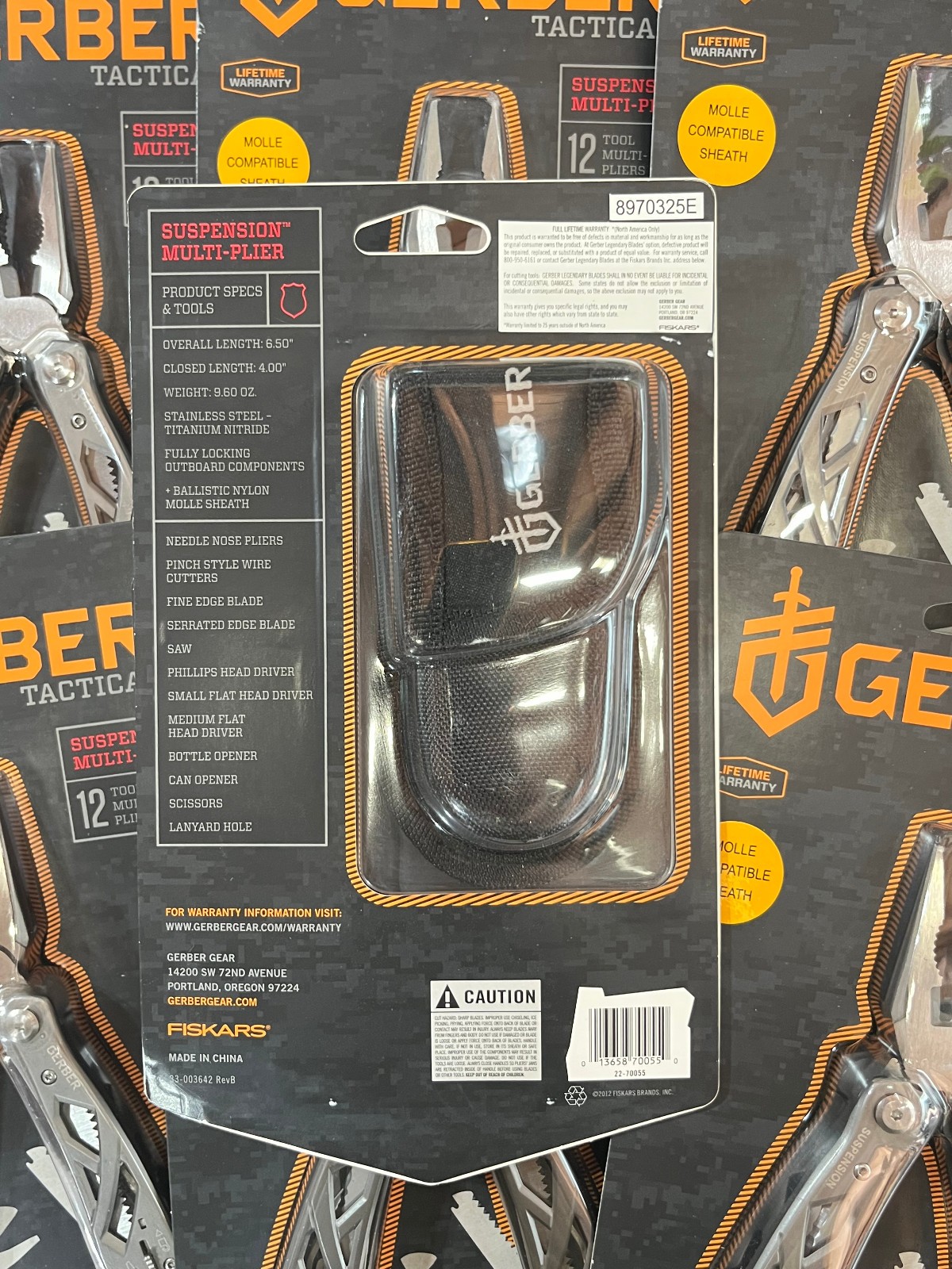 Gerber Tactical Suspension 12 Tool Multi Plier multi-tool Sheath Case 22-70055