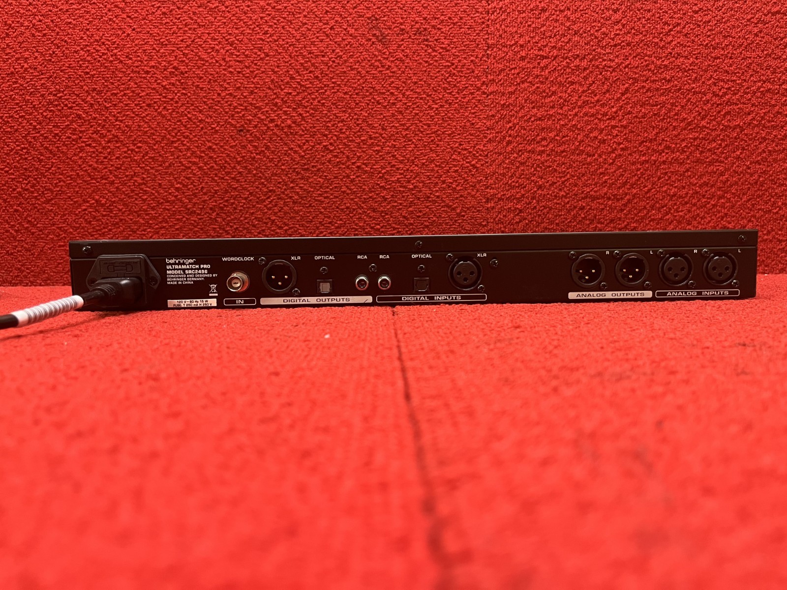 For Parts Behringer UltraMatch Pro Audiophile Sample Rate Converter SRC2496