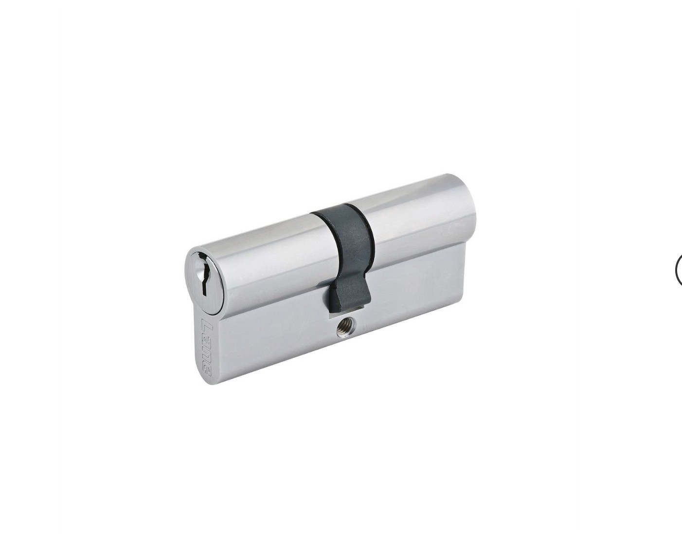 Lane 70mm Satin Stainless Steel Platinum Double Euro Cylinder Lock with 3 Keys