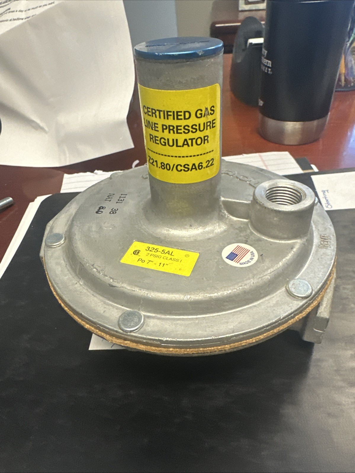 maxitrol gas regulator 325-5AL 2PSIG 7”-11”