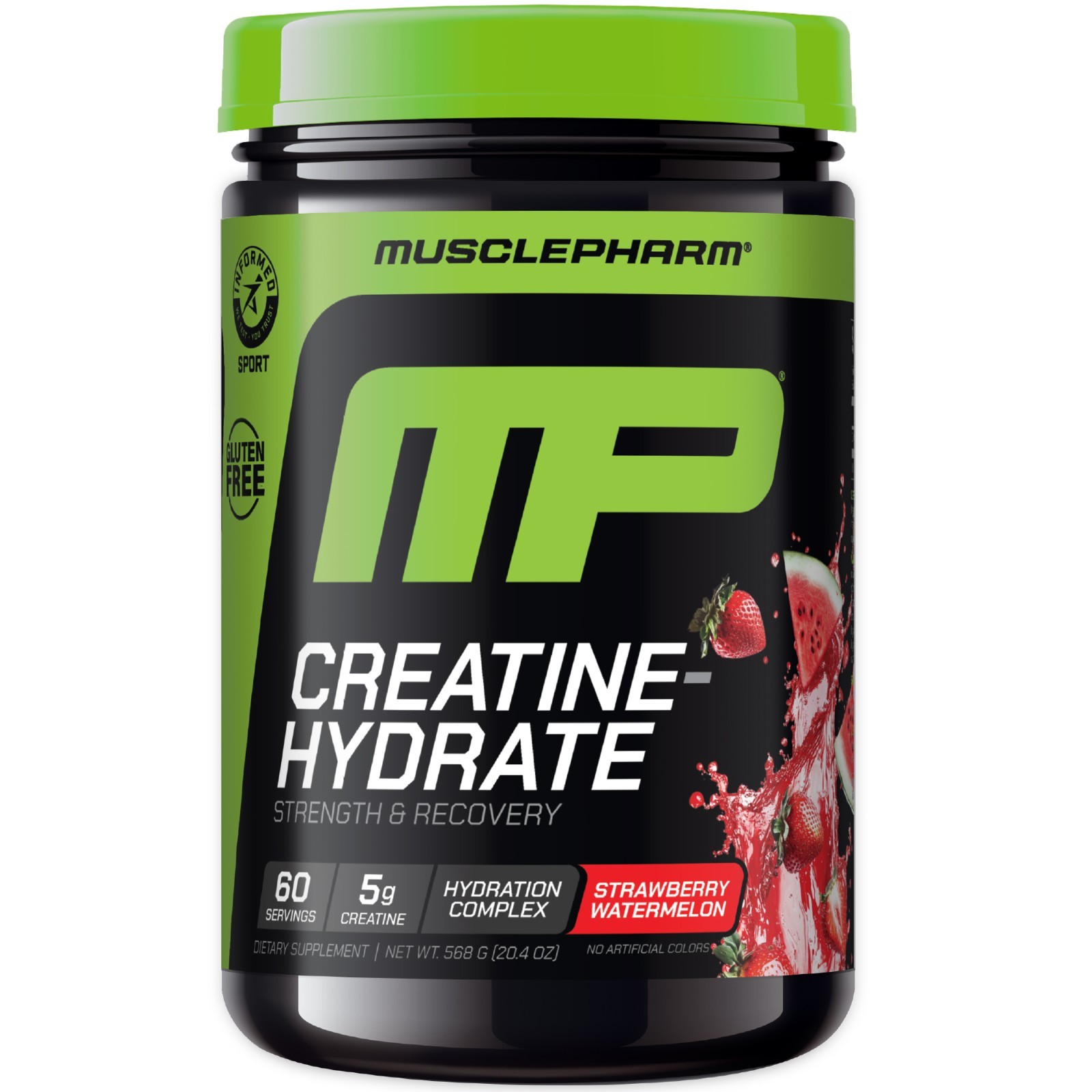 Muscle Pharm Creatine Monohydrate Hydration Complex-Strawberry Watrmln 60 serve