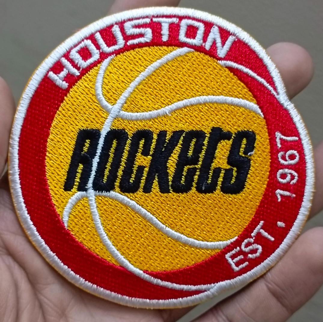 Houston Rockets NBA Basketball Team Logo Iron On Patch-Sew Patch-Embroidered