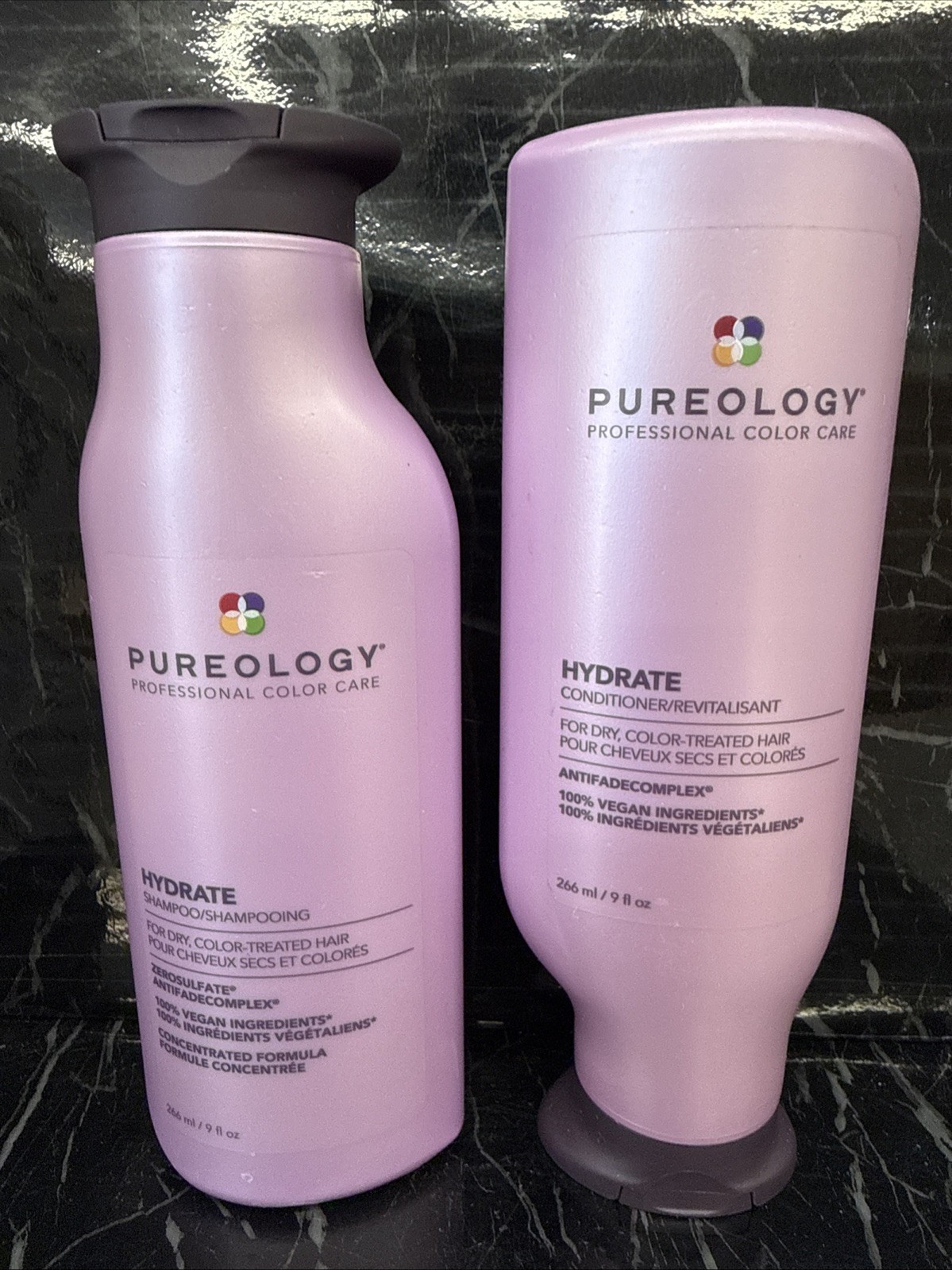 DUO Pureology Hydrate Shampoo and Conditioner Duo Set 9oz new