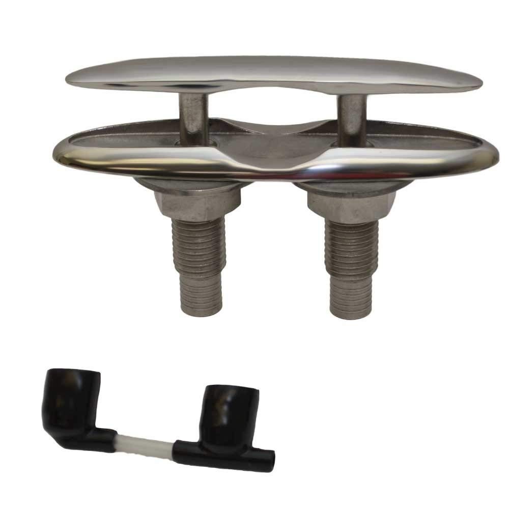 Attwood 66519-1 Retractable Low-Profile Stainless Steel One Size, Unspecified