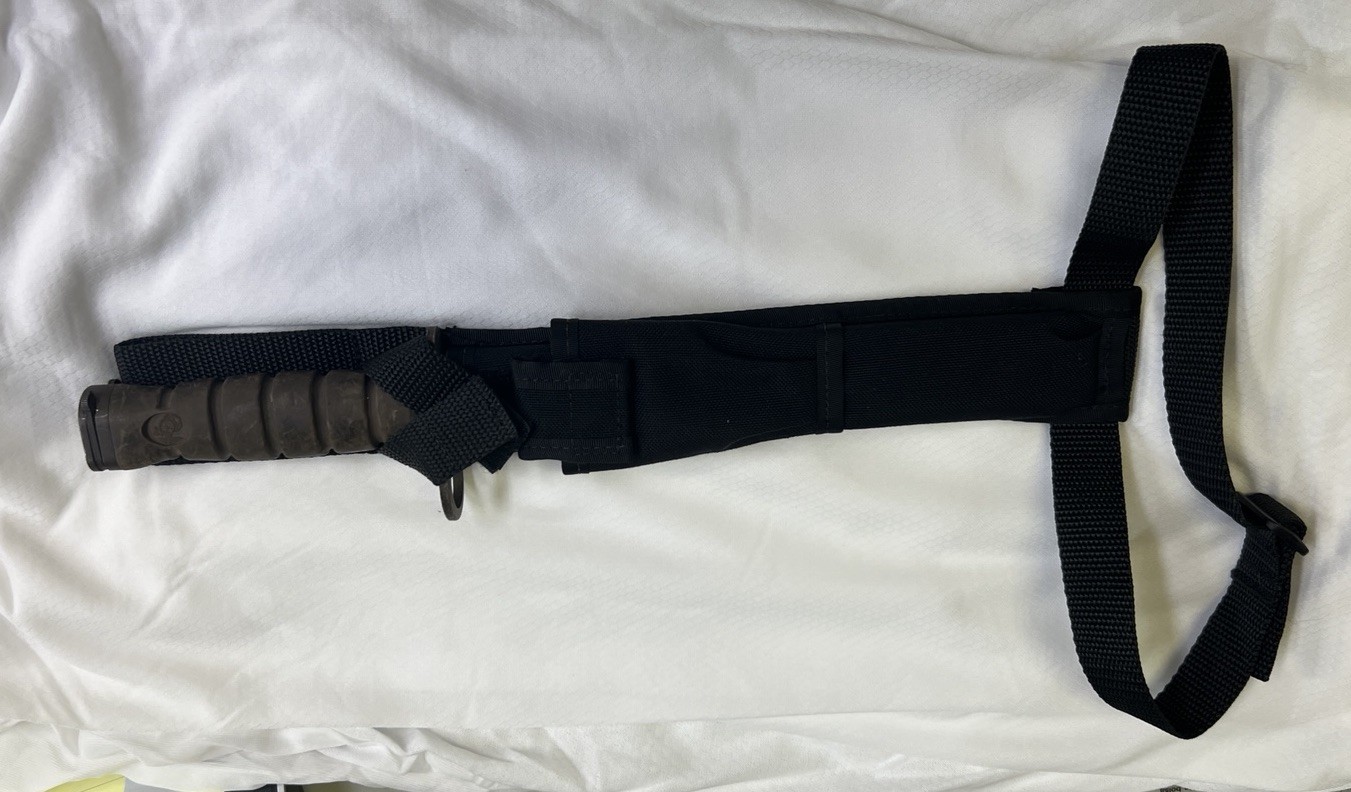 Us GI USMC Issued Military Ontario Knife Co OKC 3S Bayonet Combat  W Sheath vg