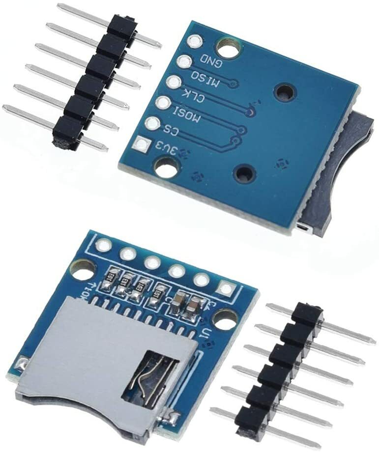 1 x TF Micro SD Card Module Mini SD Memory Module for Arduino AVR SPI Interface