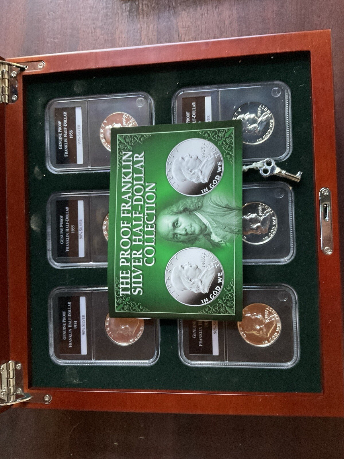 The Proof Franklin Silver Half Dollar Collection 1954-1963