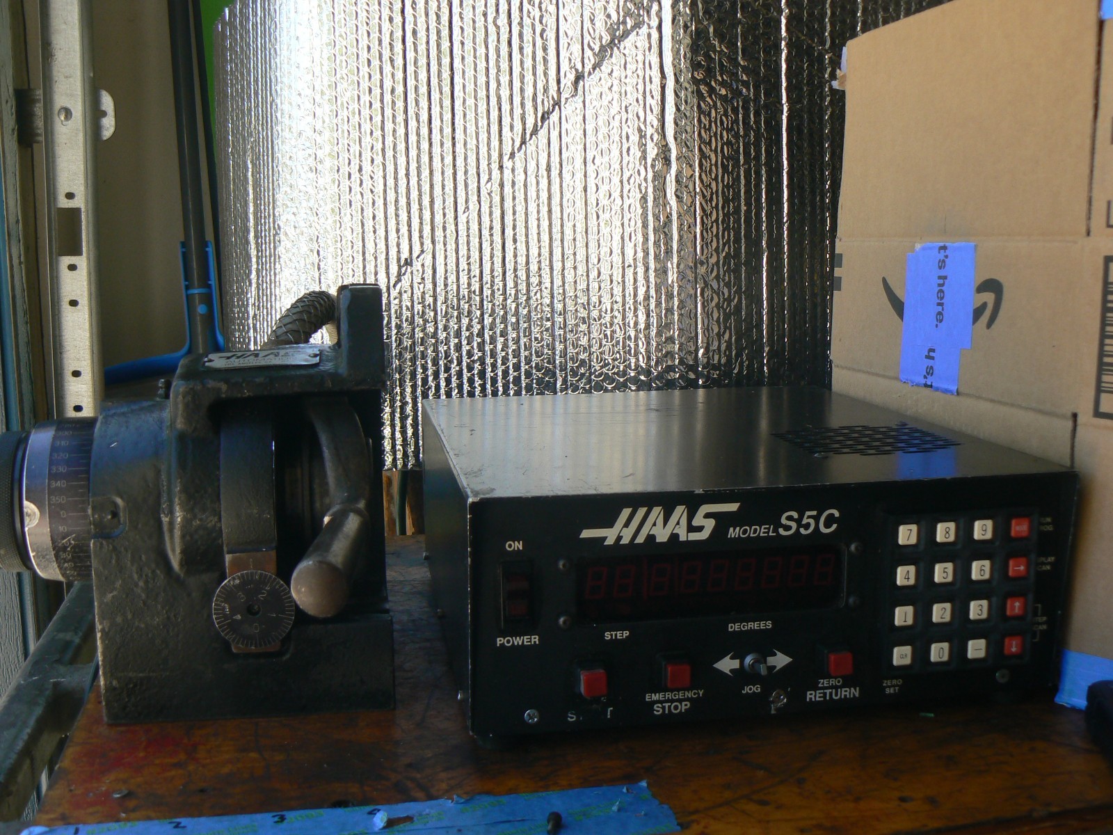 Haas 5C Programmable Indexern Manual Collet Closer, Controller 7 Pin Motor