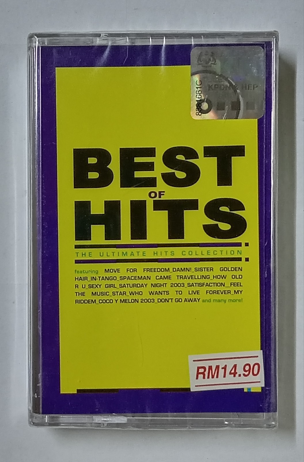 Best of Hits Ultimate Dance Hits Collection VMP Malaysia Cassette Brand NEW