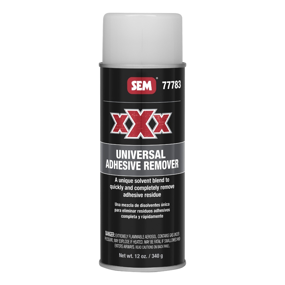 SEM 77783 XXX Universal Adhesive Remover Residue Cleaner Aerosol (12 oz)