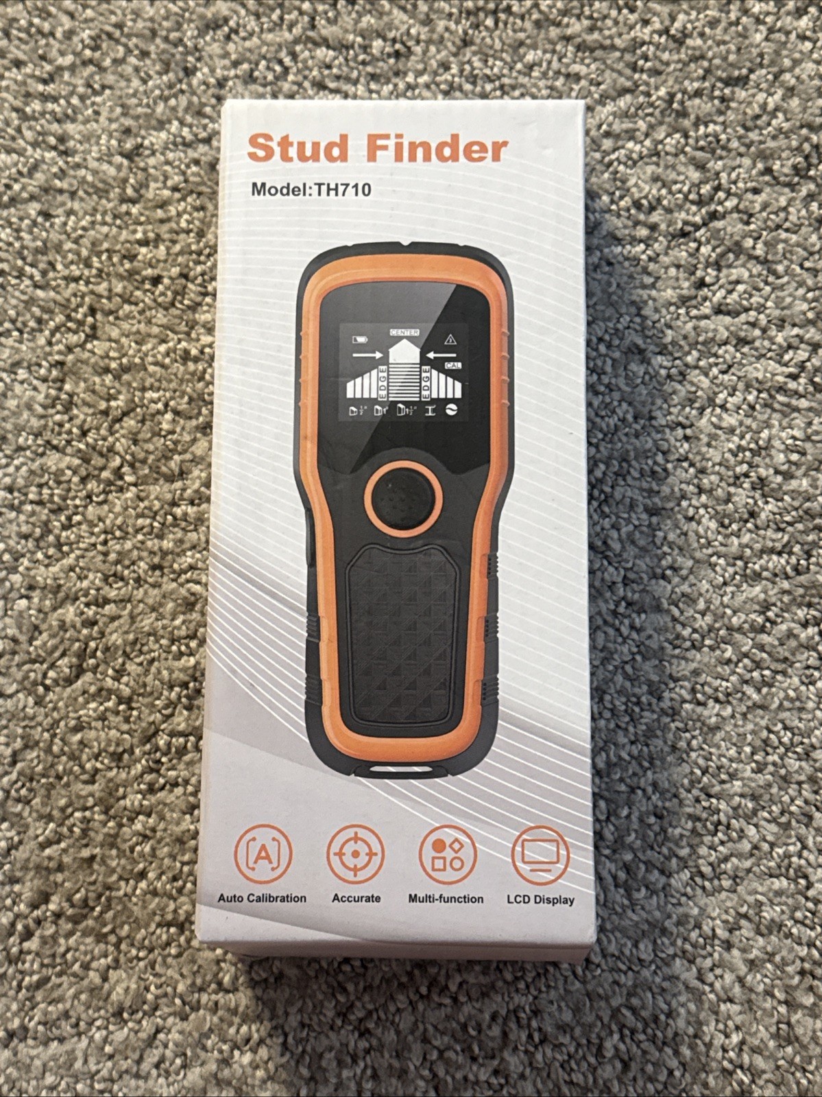 TH710 Electronic Stud Finder Wall Scanner Wood Metal AC Wire Detector