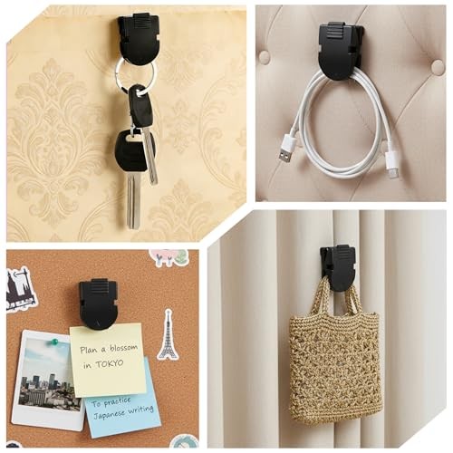 20 Pcs Cubicle Clips, Fabric Panel Cubicle Accessories Plastic Fabric Clips
