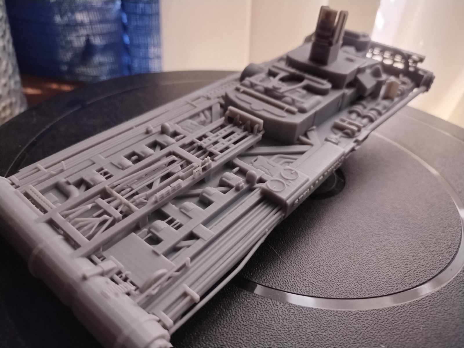 Battlestar Galactica Stellar Mining Ship 3D Resin Print 8.75"