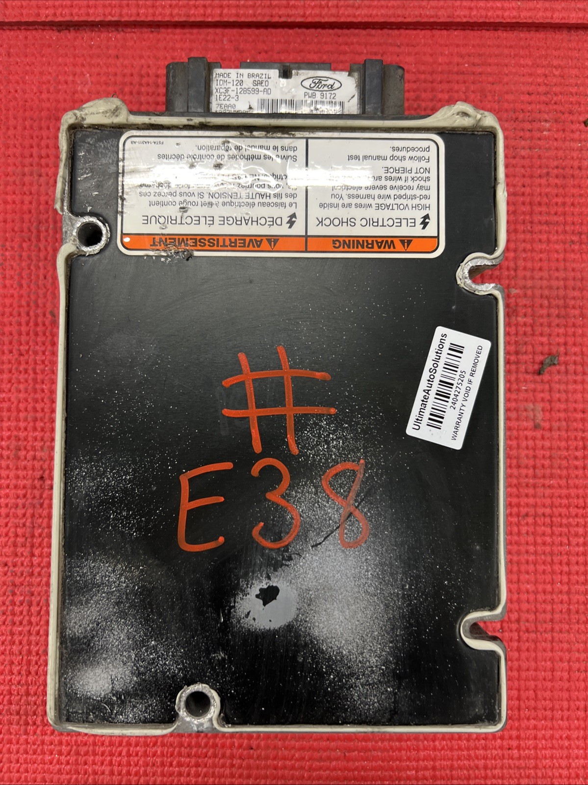 99-02 FORD F250 F350 7.3L IDM DIESEL INJECTOR DRIVE MODULE XC3F-12B599-AD # E38