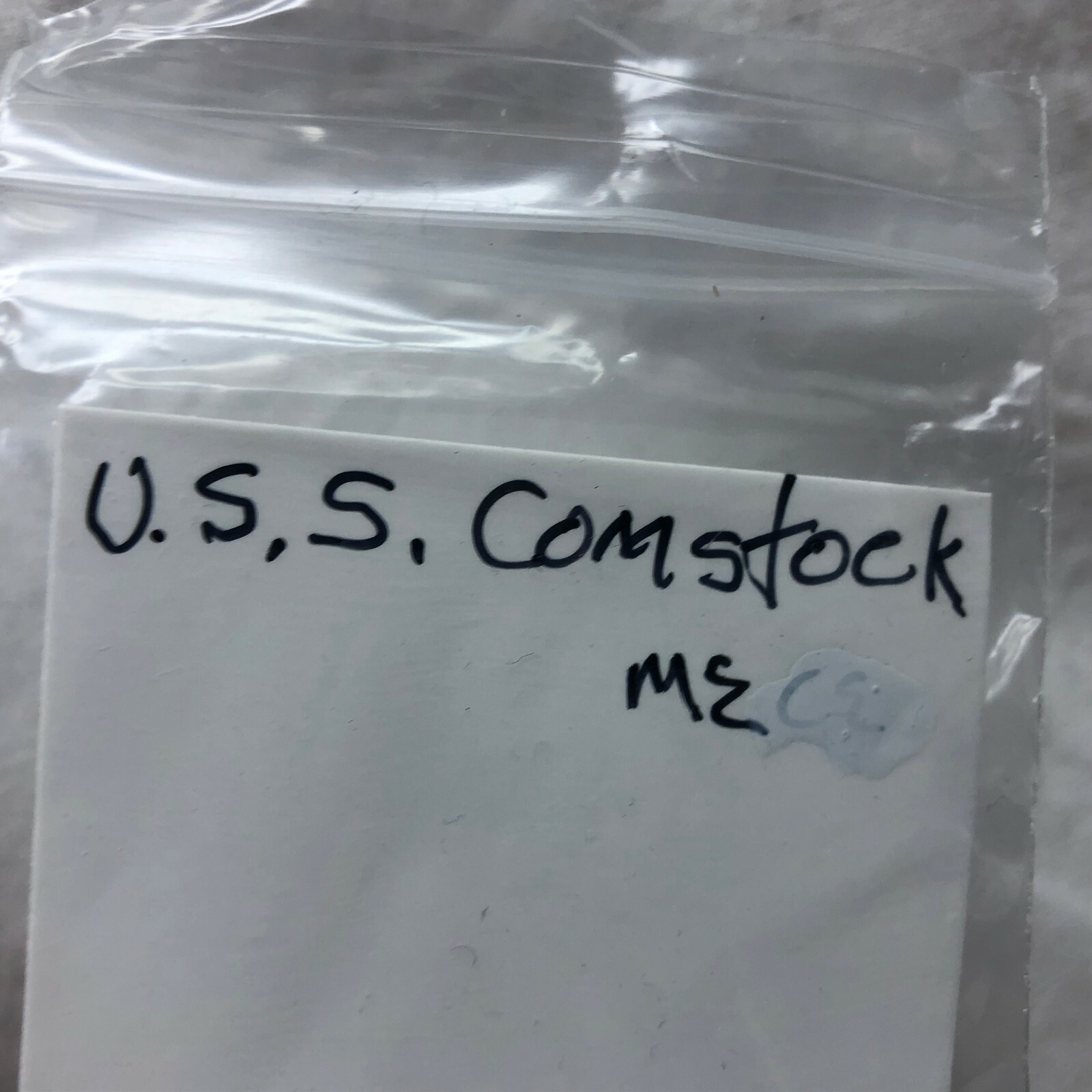 Military Patch Arc Tab Badge U.S.S. Comstock