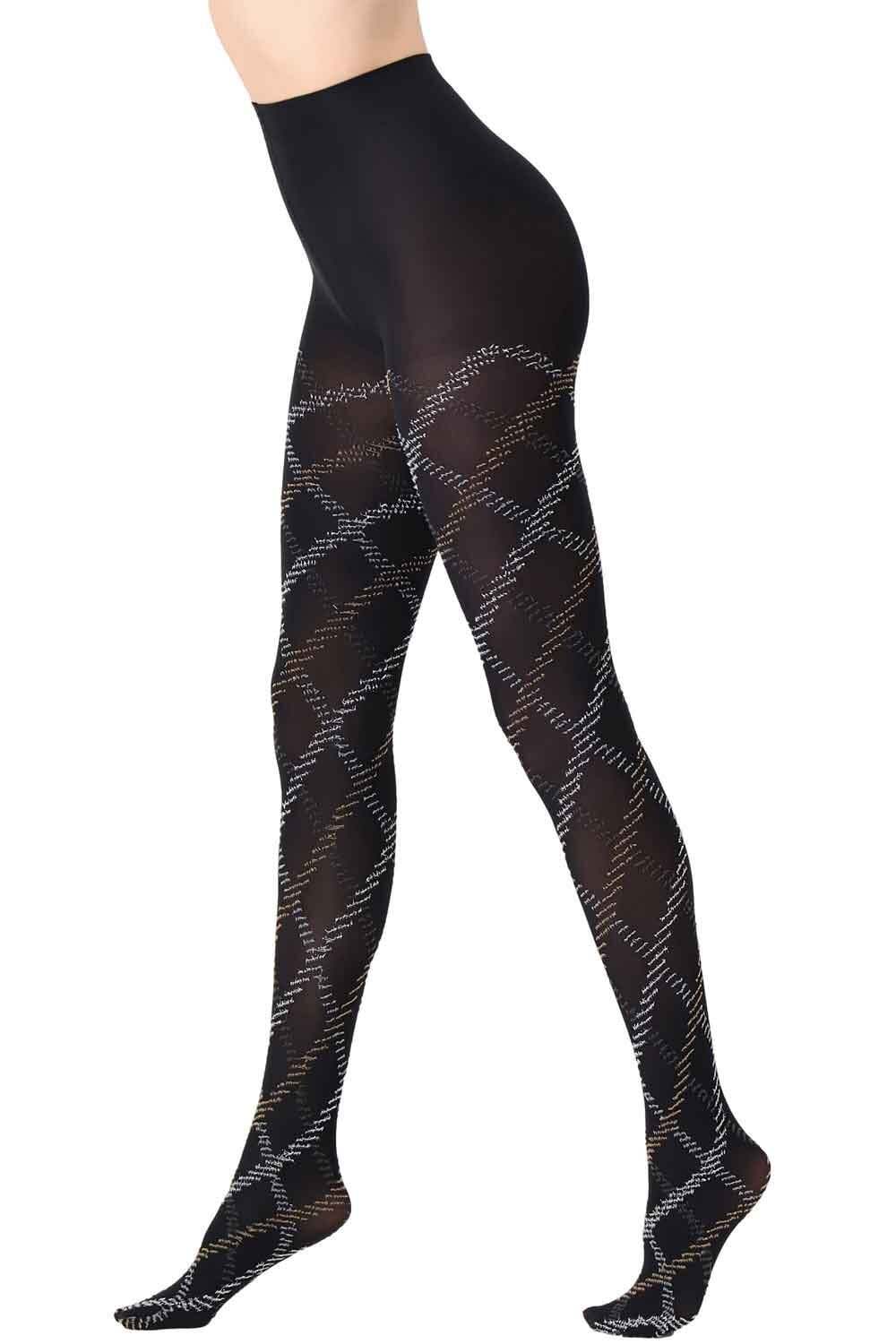 Oroblu Fur Tartan Tights