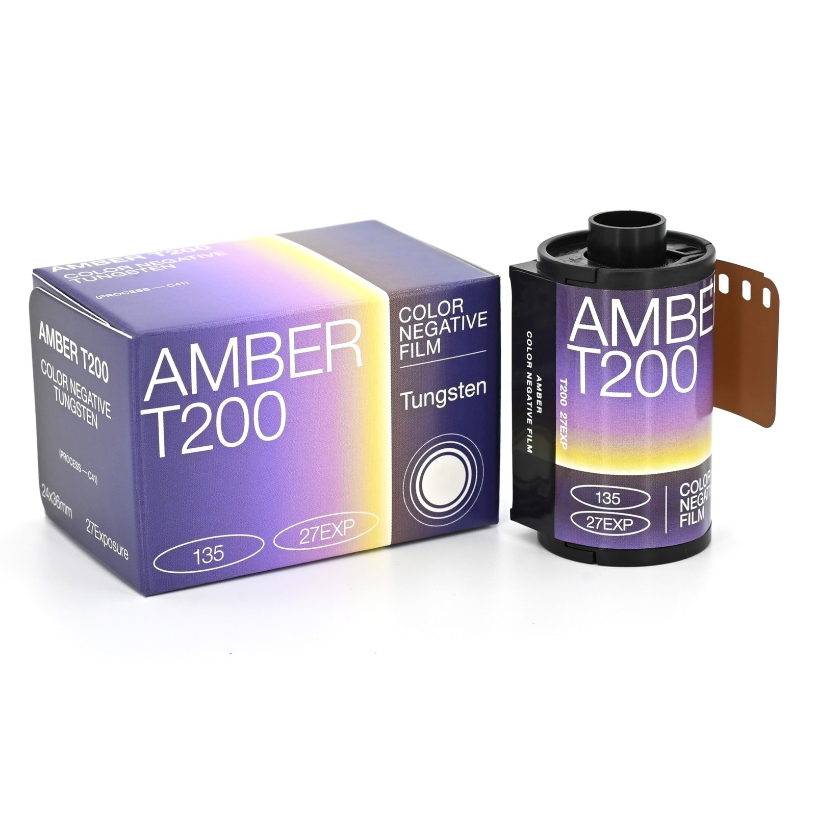 Amber T200 35mm Color Negative Cine Film 27 Exposures ISO200 135