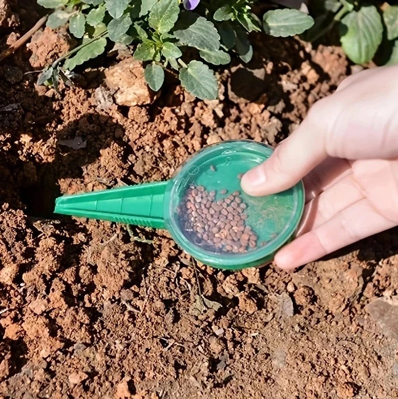 1 pc Garden Seed Sower Dispenser Tool Adjustable Seeder for Various Plant Seeds