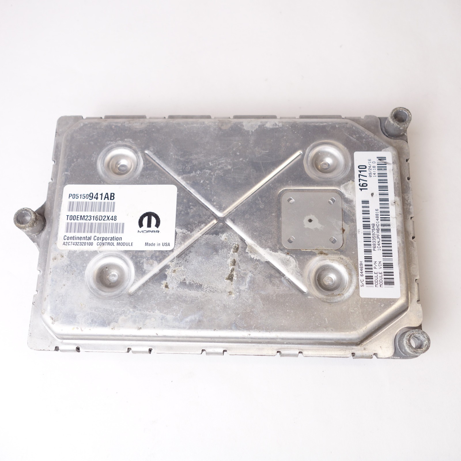 2015-2017 Jeep Patriot Compass ECM ECU 05150941AB Programmed