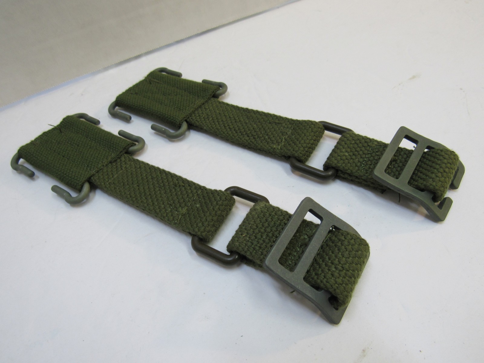 2 Danish Web Belt Gear Extender Like British Pattern 1944 Brace Attachment NOS