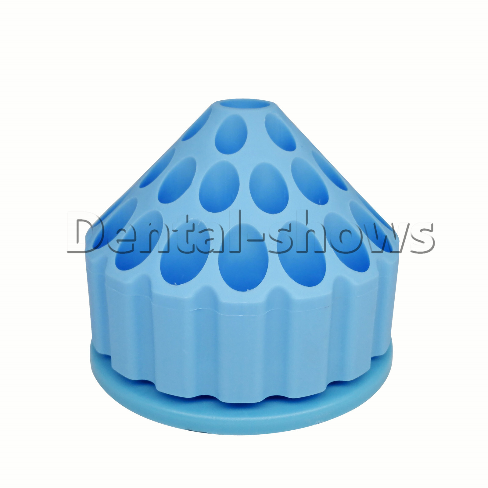 Dental Lab 35 Holes Polishing Burs 360 ° Rotation Holder Block Storage Rack Set