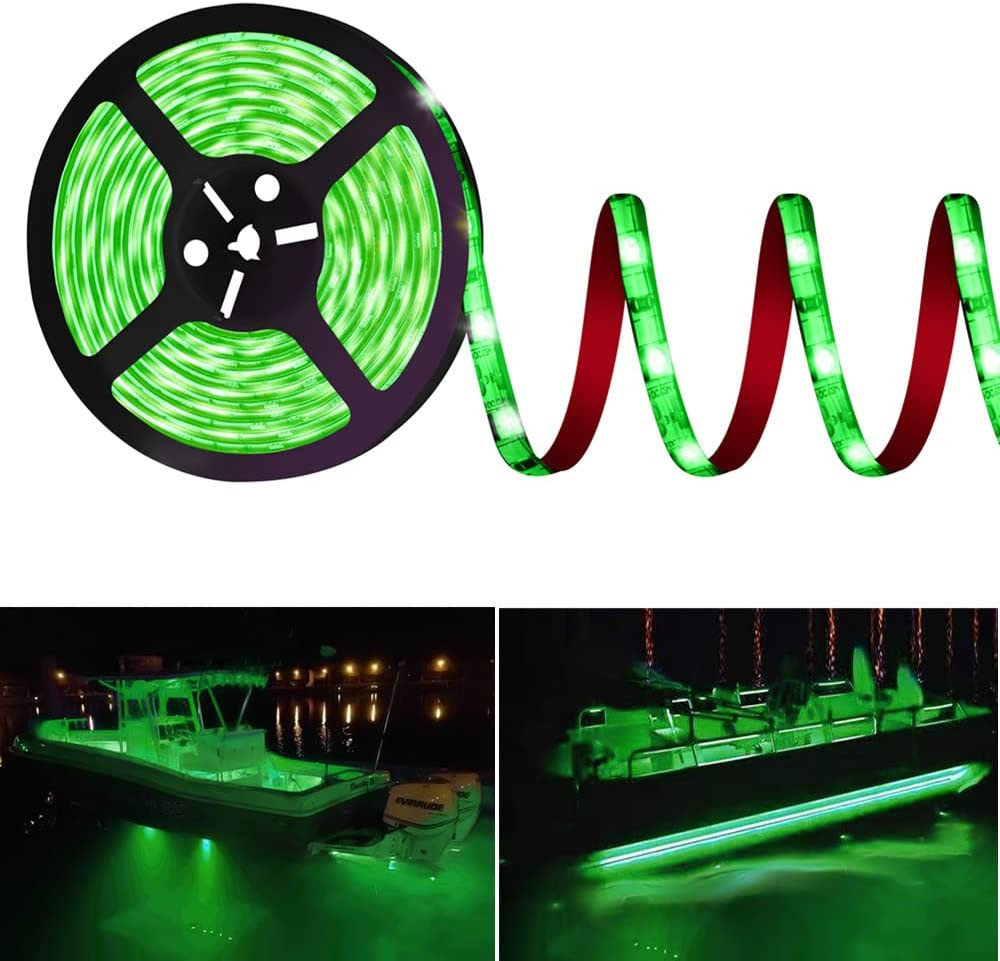 Pontoon Led Boat Lights, 12V 20FT Marine Led Strip Lights, Waterproof Boat Inter