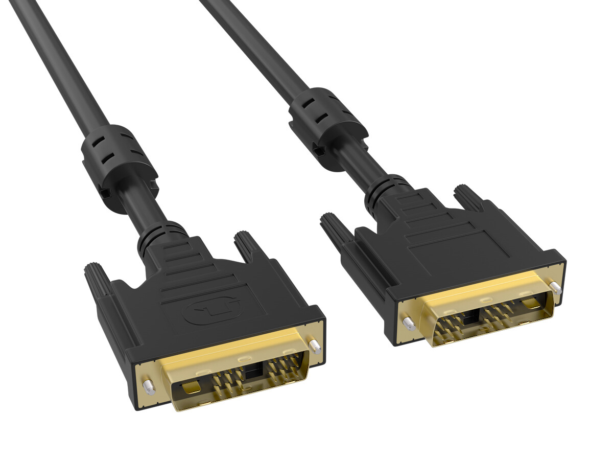 5m DVI-D Single Link Male to Male Digital Video Monitor Cable, 1920 x 1080 @ ...
