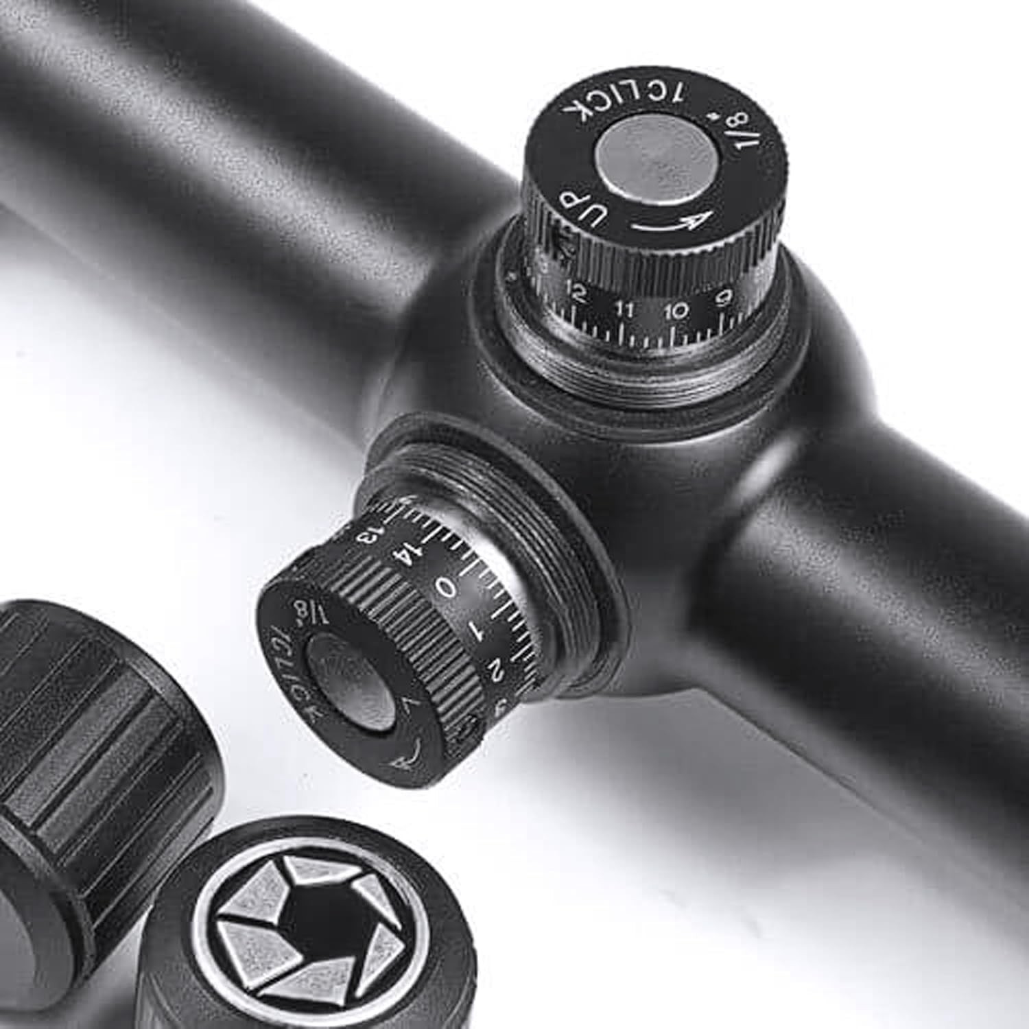 Varmint Crosshair Reticle Precision Riflescope with Adjustable Objective & Fully