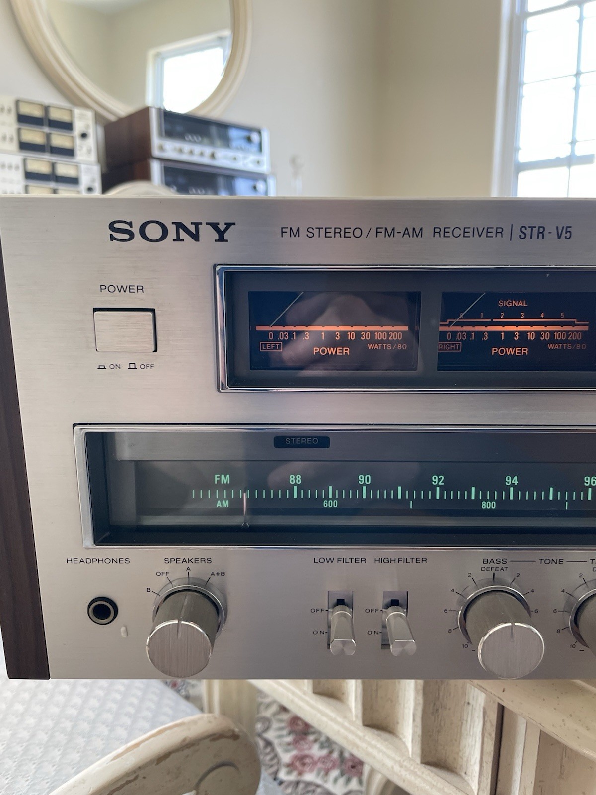 sony str v5 receiver Very Clean Amazing Sound And Condition