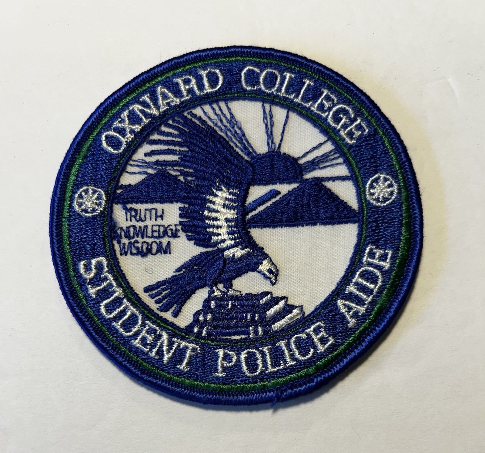 CA CALIFORNIA OXNARD COLLEGE STUDENT POLICE AIDE PATCH VENTURA COUNTY #PDD94/53
