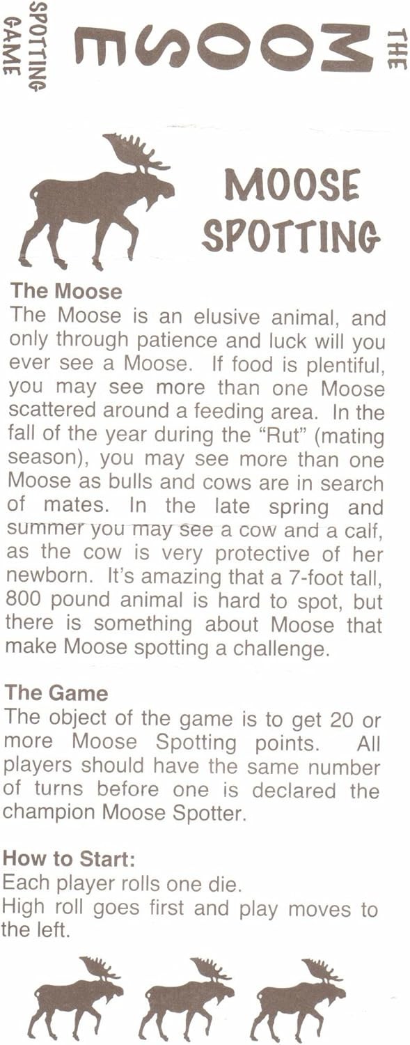Moose Dice Game