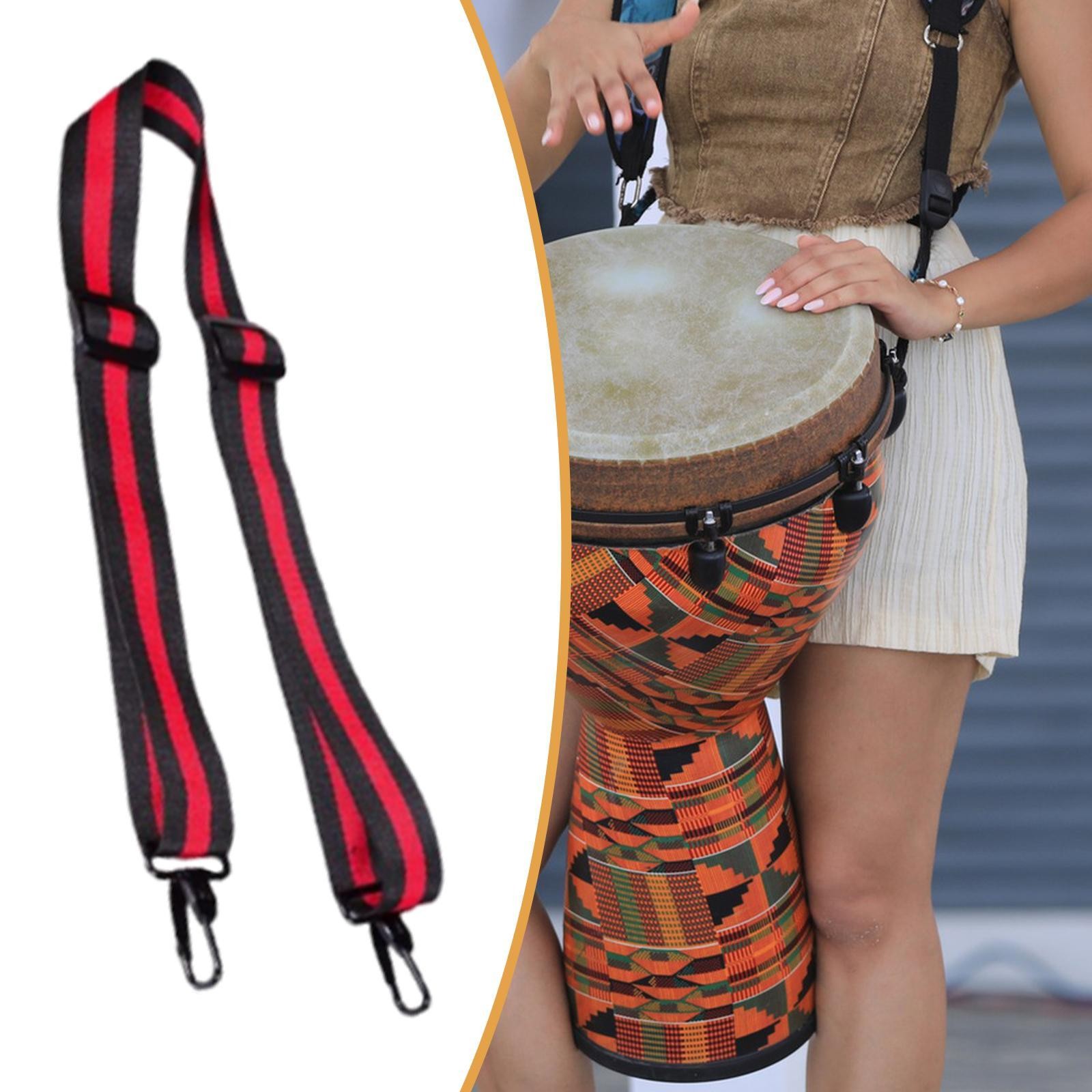 Adjustable Djembe Drum Waist Strap Portable Replace Practical Percussion