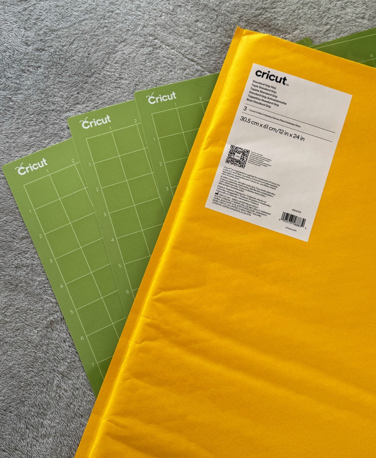 Cricut 12"X24" Standard Grip Cutting Mat Set Of 3