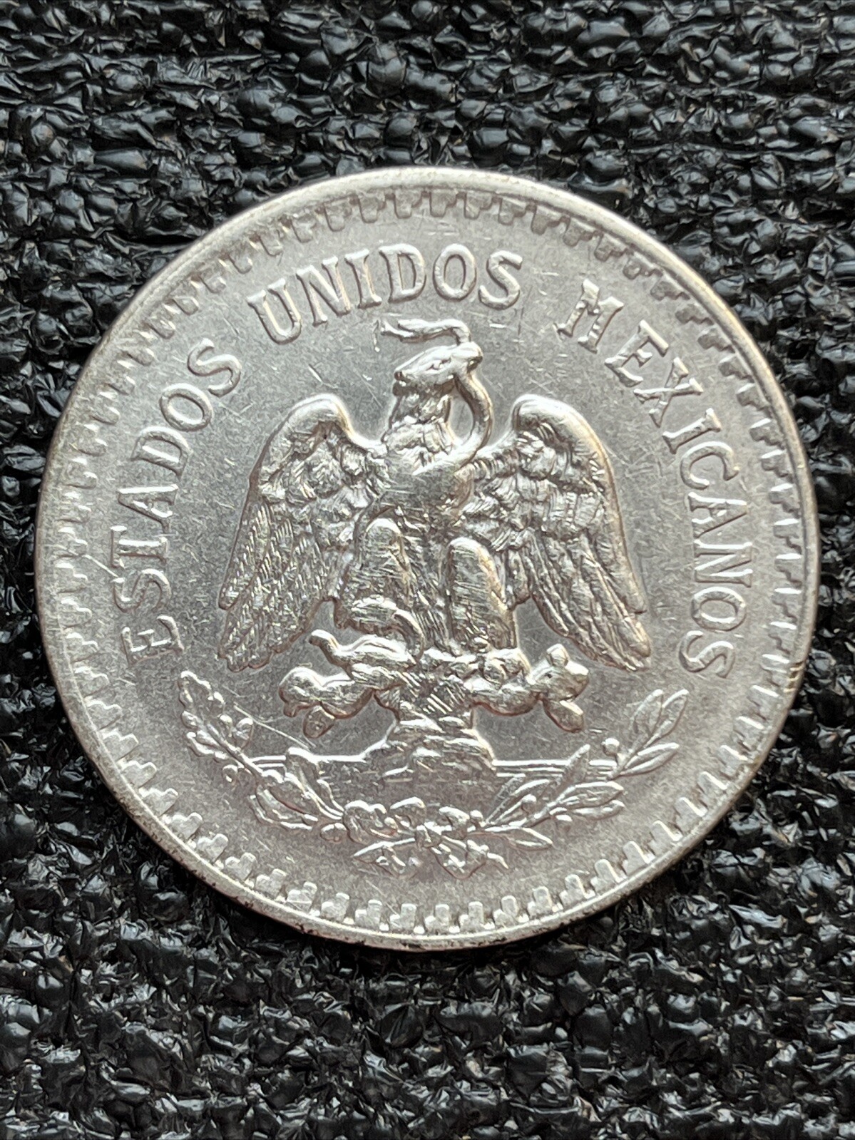 1919 Mo Mexico 1 Peso Cap & Rays .800 Silver KM# 454 Key Date ⚜️♊️7️⃣🪙🔥 1325